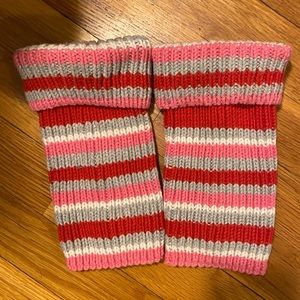 Gymboree Boot cuffs.  Polar pink line.  Good condition. One size.
